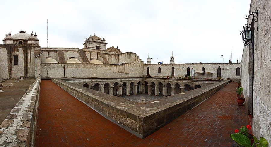 Architecture en sillar d'Arequipa, vue panoramique du centre historique
