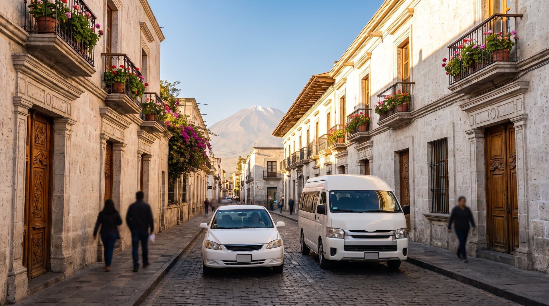 Getting Around Arequipa: Combis, Ride Apps, and on Foot